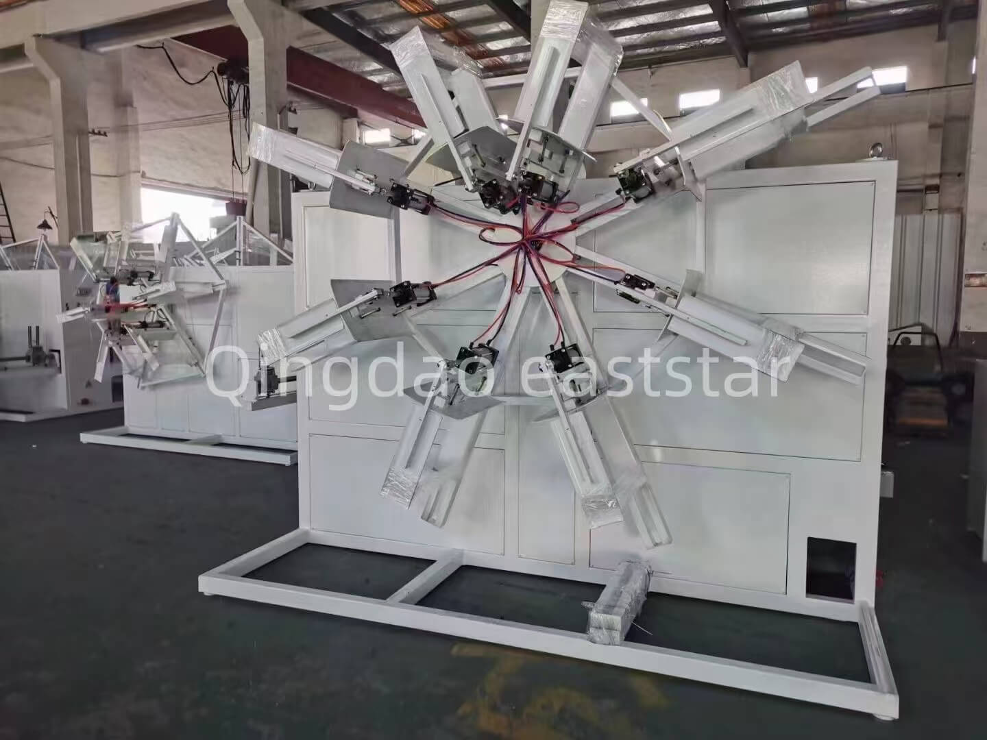 Líne Táirgeadh Easbhrúite Píobáin Treisithe Sreang Cruach PVC